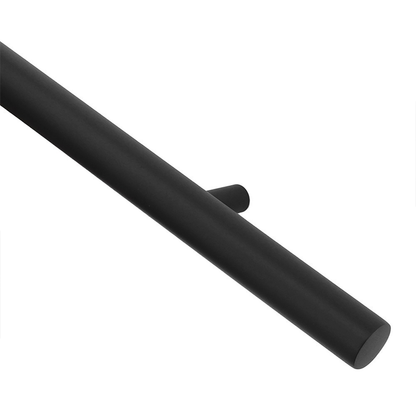 Trapleuning Zwart Blind | Rond
