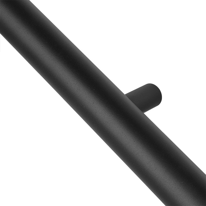 Trapleuning Zwart Blind | Rond