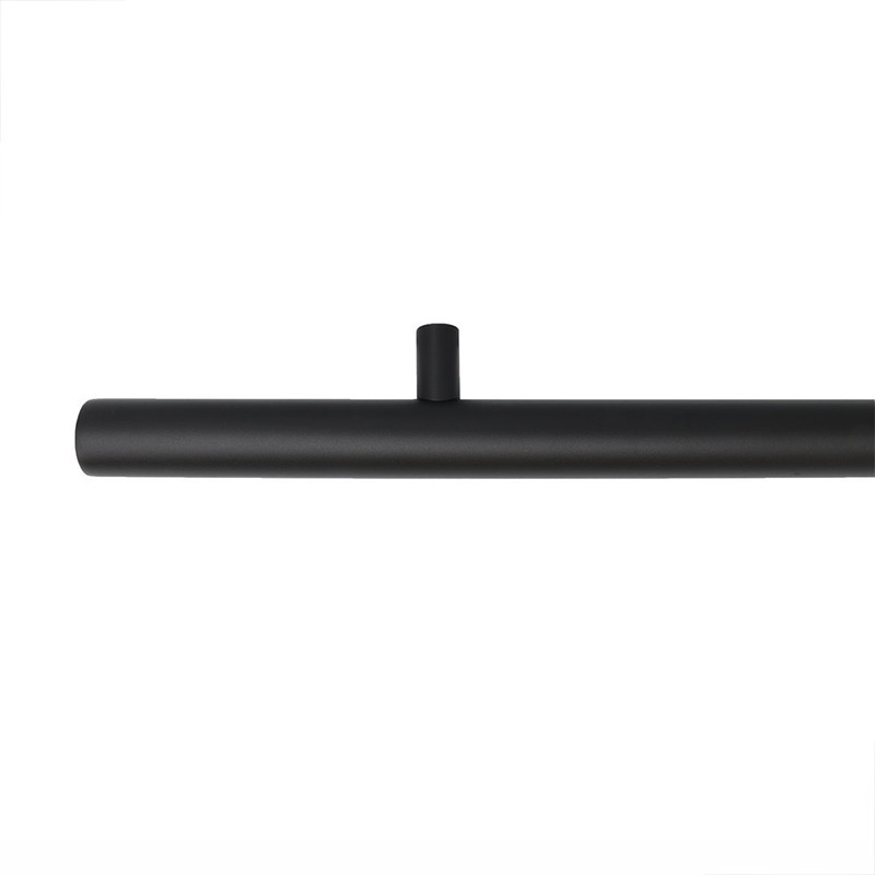 Trapleuning Zwart Blind | Rond