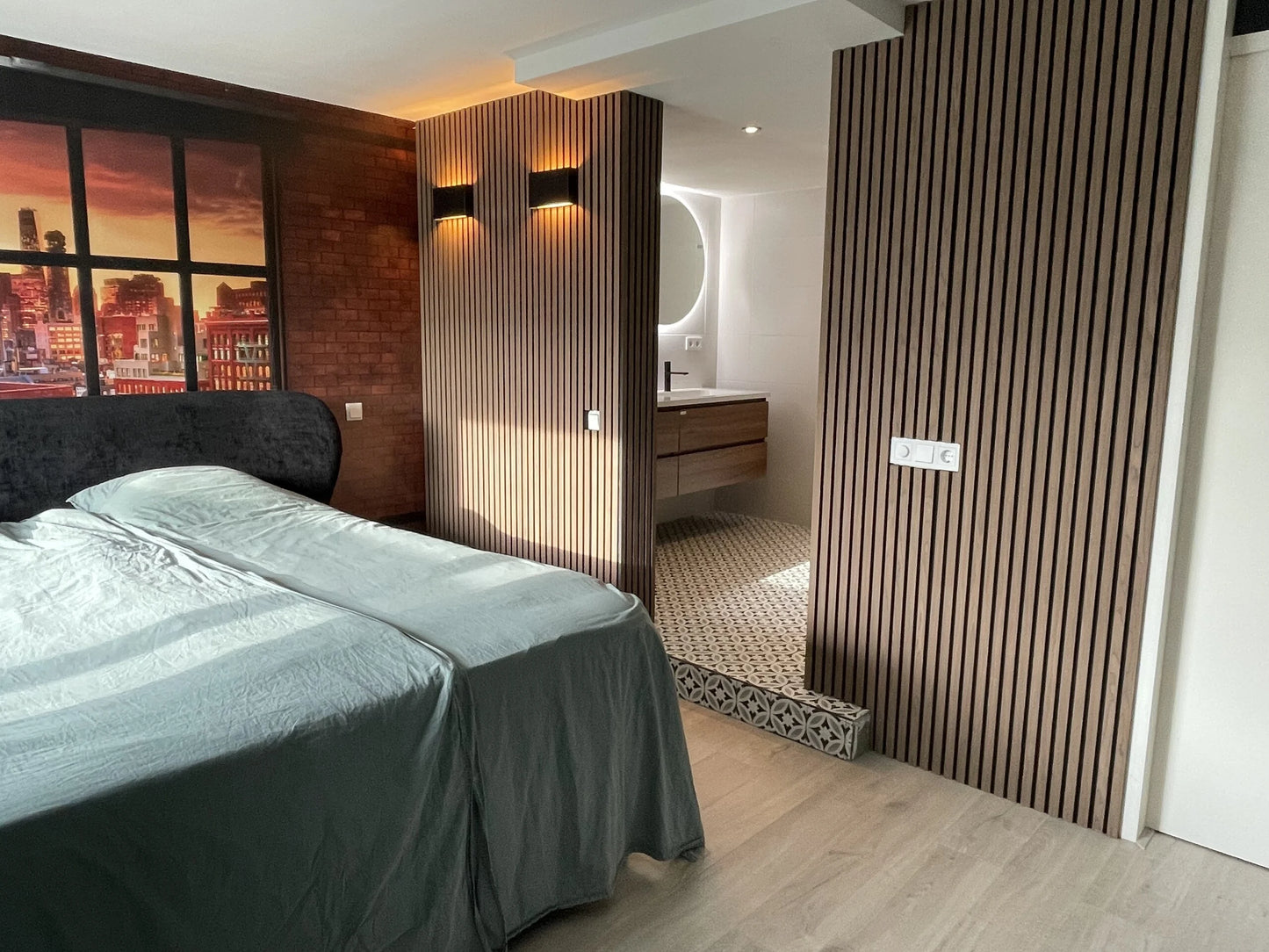 BROWN OAK | Akoestische wandpanelen