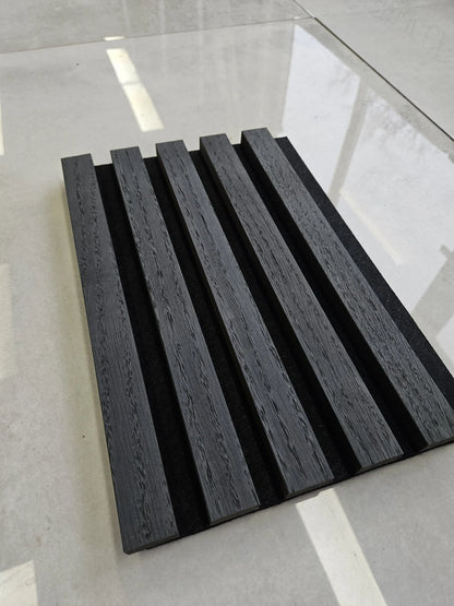DEEP BLACK OAK | Akoestische wandpanelen