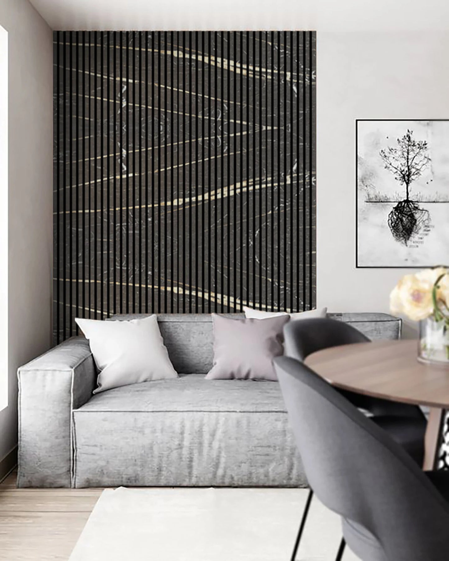 MARMER BLACK | Akoestische wandpanelen
