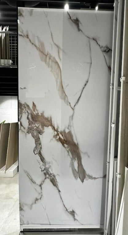 Wit Goud Mat | PVC Wandpaneel