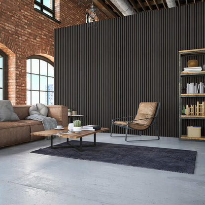 DEEP BLACK OAK | Akoestische wandpanelen